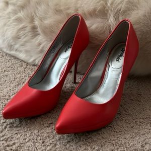 Red high heels